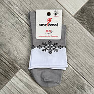 Шкарпетки жіночі без гумки демісезонні бавовна ВженеBOSSі, розмір 23-25, асорті, 010800, фото 3