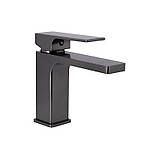 Змішувач для раковини Qtap Gemini (з гігієнічним душем) QTGEM272GMB45692 Gunmetal Black PVD, фото 4