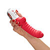Вібратор для точки G Fun Factory TIGER india red, ребристий, підходить для анальної стимуляції, фото 5