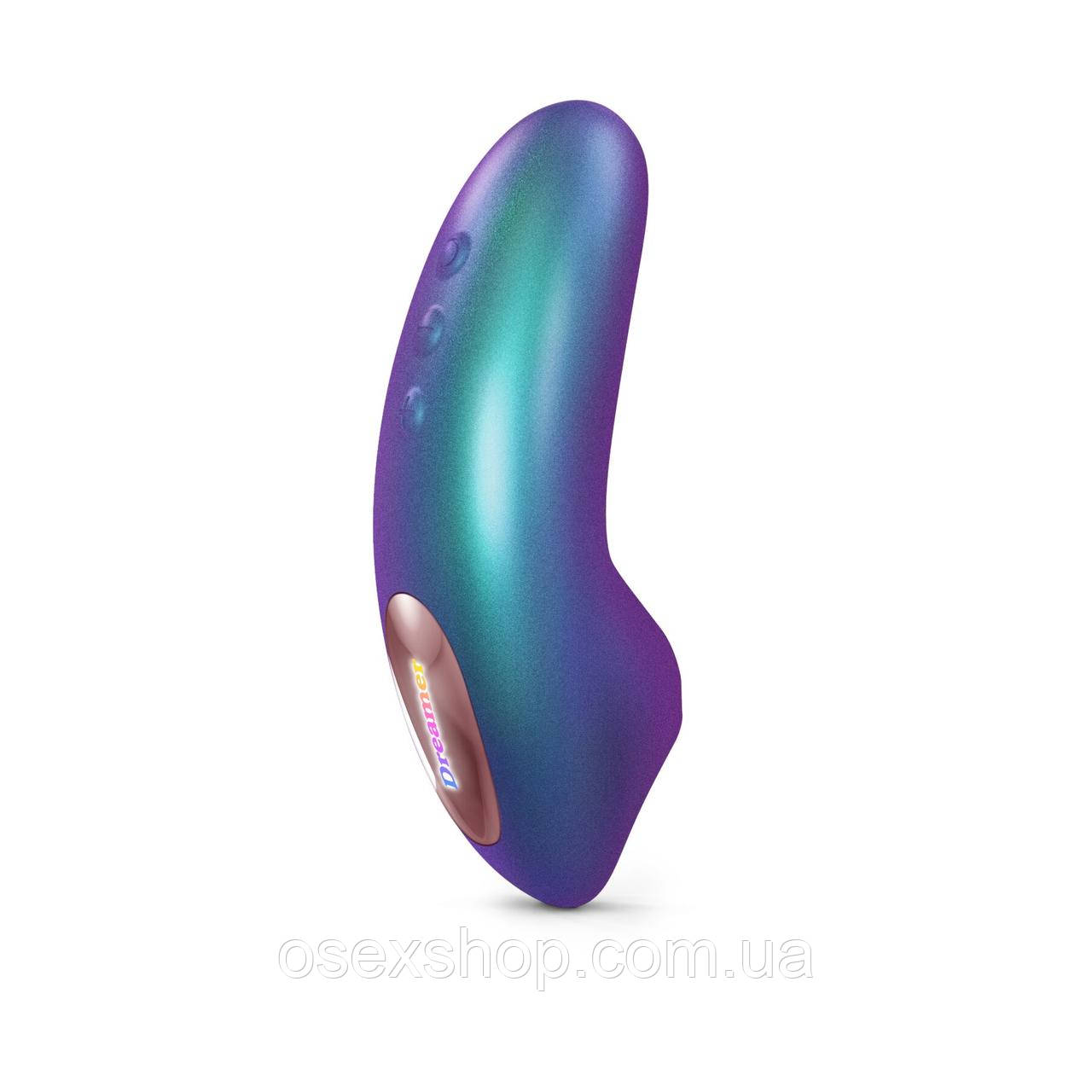 Вакуумний кліторальний стимулятор Love To Love DREAMER — IRIDESCENT TURQUOISE, ласки язичком, пульт, фото 1