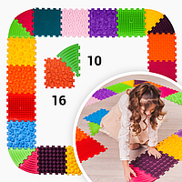 Масажний килимок Ортек Пазли 16 ел. + 10 Трикутників