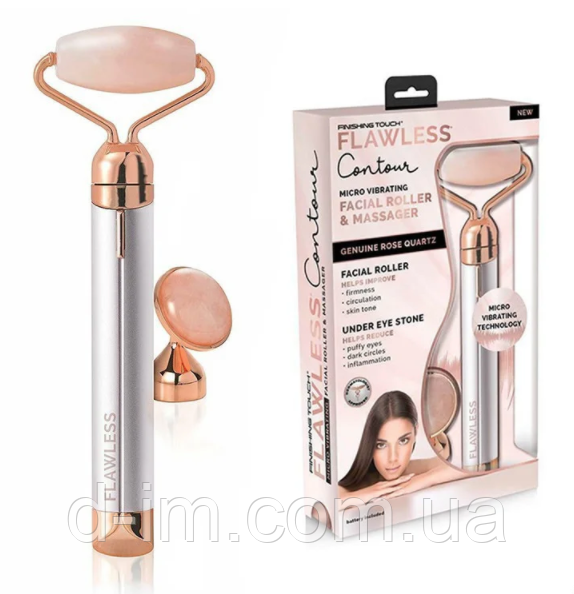 Електричний ролик масажер для обличчя Flawless Facial Roller Massager / ART-0273