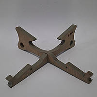 Тримач для ноутбука Sky-Design Хрестовидний PN-003 - дерев'яний універсальний Сірий