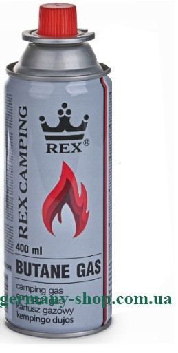 Новий газовий балон для туристичних газових плит або пальників Rex Camping з Європи
