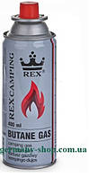 Новий газовий балон для туристичних газових плит або пальників Rex Camping з Європи