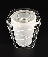 Плафон патрон E27 126 11х11х15 см матовий прозорий 5000911