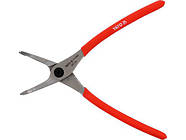 Щипці для стопорних кілець YATO Segera гнуті стискні 230мм (YT-19984)