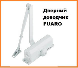 Доводчик дверний FUARO DC-203 WH до 65 кг (білий)