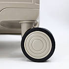 Валіза дорожня 3 в 1 трійка на колесах поліпропілен 75*50 см у різних кольорах Cans Бузковий, фото 6