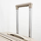 Валіза дорожня 3 в 1 трійка на колесах поліпропілен 75*50 см у різних кольорах Cans Бузковий, фото 7