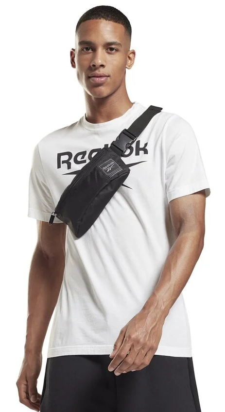 Сумка buuba на пояс, бананка Reebok Waist Bag чорна
