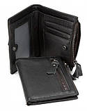 Шкіряне чоловіче Портмоне buuba Tiding Bag, чорний, фото 3