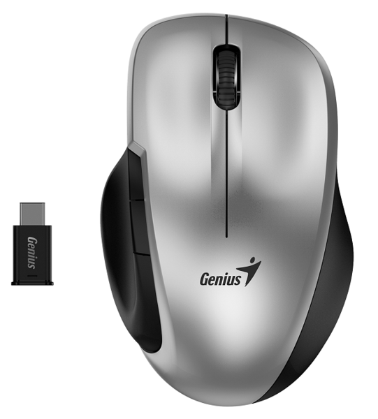 Миша бездротова. Genius Ergo 8200S Silver Type-C