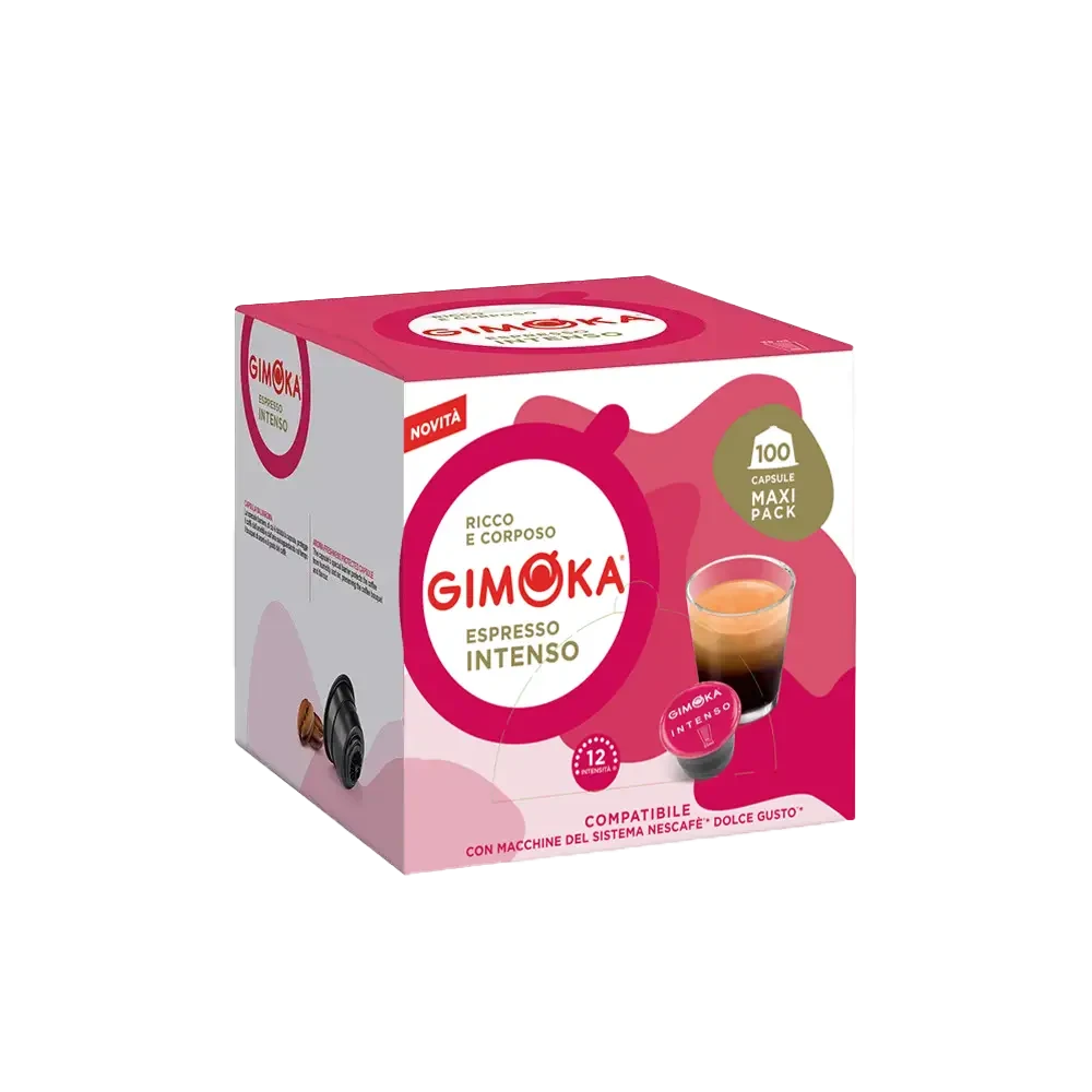 Кава в капсулах Dolce Gusto Gimoka Intenso 100 шт Італія Нескафе Дольче Густо, фото 1