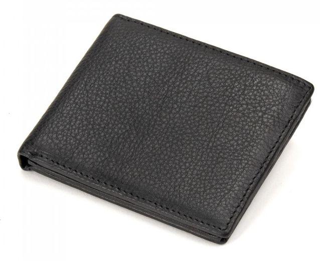 Шкіряне чоловіче Портмоне buuba Tiding Bag, чорний