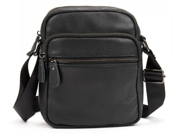 Чоловіча шкіряна Сумка buuba планшетка Tiding Bag чорна