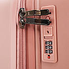 Валіза дорожня 3 в 1 трійка на колесах поліпропілен 75*50 см у різних кольорах Cans Синій, фото 3