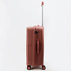 Валіза дорожня 3 в 1 трійка на колесах поліпропілен 75*50 см у різних кольорах Cans Синій, фото 5