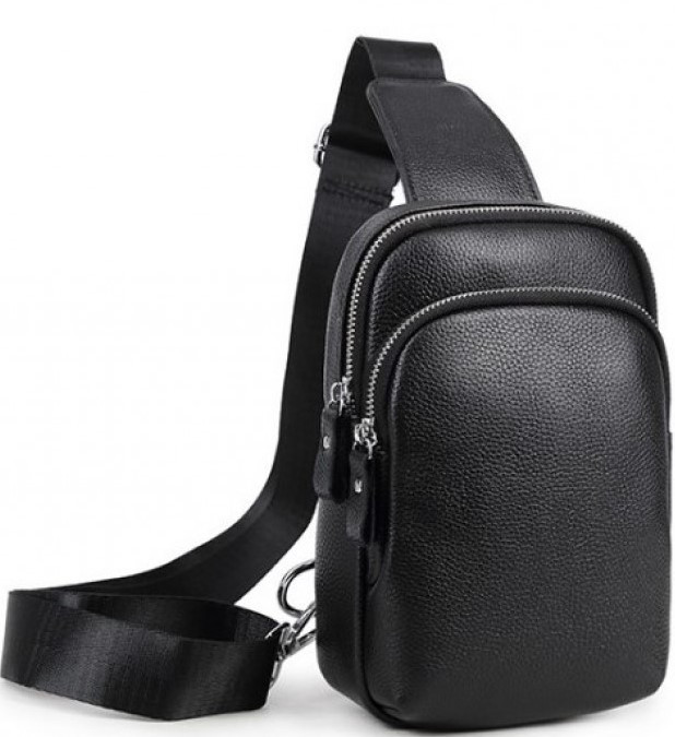 Чоловіча Сумка buuba-слінг Tiding Bag чорна