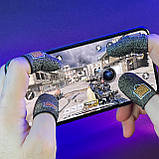 Ігрові напальчники з нейлоном WINNER (1 пара 2 шт) для ігор на телефоні смартфоні планшеті pubg пабг + бокс, фото 2