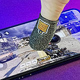 Ігрові напальчники з нейлоном WINNER (1 пара 2 шт) для ігор на телефоні смартфоні планшеті pubg пабг + бокс, фото 3