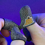 Ігрові напальчники з нейлоном WINNER (1 пара 2 шт) для ігор на телефоні смартфоні планшеті pubg пабг + бокс, фото 6