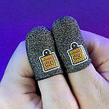 Ігрові напальчники з нейлоном WINNER (1 пара 2 шт) для ігор на телефоні смартфоні планшеті pubg пабг + бокс, фото 5