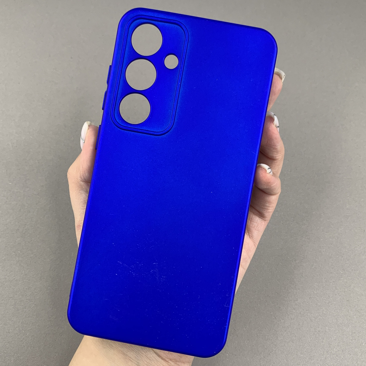 Чохол для Samsung Galaxy S24 FE матовий із захистом камери чохол на телефон самсунг с24 фе синій яскравий cfa