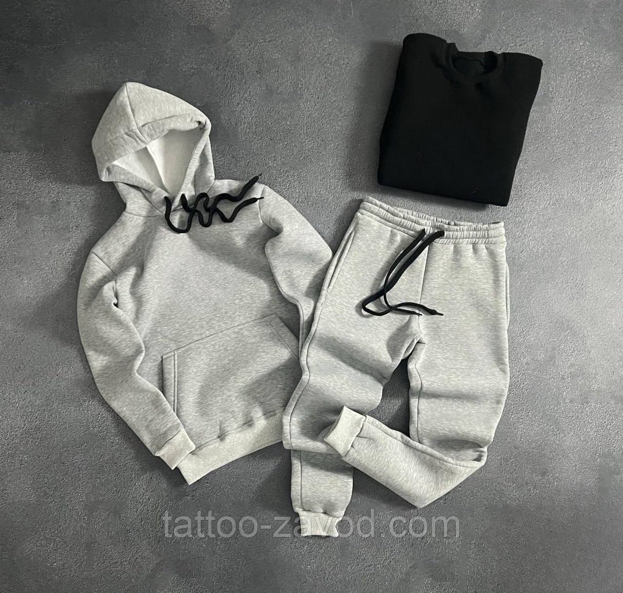 Чоловічий комплект худі + штани + світшот S M L XL XXL