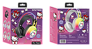 Навушники Bluetooth накладні з RGB підсвічуванням та Hello Kitty PG-706H, фото 4