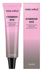 Nikk Mole. Фарба для брів і вій без аміаку в тубі, 15 мл. сіро-коричневе