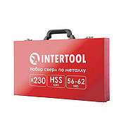 Набір свердел для металу (HSS, 230 од.) INTERTOOL SD-0309, фото 8