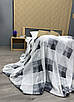 Плед-покривало Decorator WellSoft BLUERRED CELL Світло-сірий з сірим, фото 3
