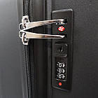 Валіза дорожня 3 в 1 трійка на колесах поліпропілен 74,5*47 см у різних кольорах Cans Голубий, фото 4