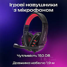 Ігровий комплект 5в1 ігрова клавіатура + миша + навушники + колонки Xtrike Me CM406 геймерський комплект для ПК, фото 2