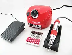 DM-202 Фрезер для манікюру і педикюру 30W/30000 об. червоний