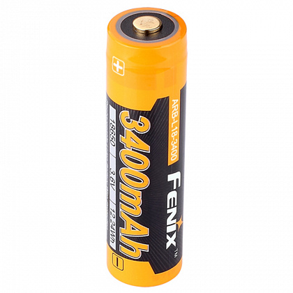 Акумулятор 18650 Fenix ​​3400 mAh Li-Ion 3.6V (Чорно-жовтий), фото 1
