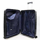 Валіза дорожня 3 в 1 трійка на колесах поліпропілен 74*47 см у різних кольорах Cans Зелений, фото 2