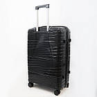 Валіза дорожня 3 в 1 трійка на колесах поліпропілен 74*47 см у різних кольорах Cans Зелений, фото 5