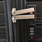 Валіза дорожня 3 в 1 трійка на колесах поліпропілен 74*47 см у різних кольорах Cans Зелений, фото 4