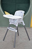 Стільчик для годування Chicco Polly Zest, light grey, фото 2