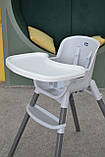 Стільчик для годування Chicco Polly Zest, light grey, фото 3