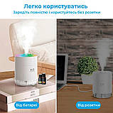 Зволожувач повітря з підсвічуванням Снігові гори портативний, фото 3