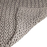 Обтяжений плед оксамитовий великої в'язки, 8 кг, фото 3