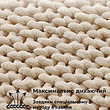 Обтяжений плед із синелі крупної в'язки 150x200 см, 3,18 кг, фото 8