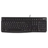 Клавіатура Logitech K120 Black USB (ENG/UKR) (920-002643)