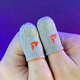 Ігрові напальчники PLAY (2 пари 4 шт) для ігор на телефоні смартфоні планшеті pubg пабг пубг standoff 2 + бокс, фото 4