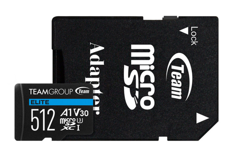 Карта пам`ятi MicroSDXC 512GB UHS-I/U3 Class 10 Team Elite (TEAUSDX512GIV30A103)