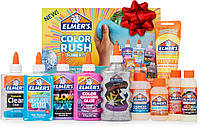 Огромный Набор для создания слаймов Elmer's Color Rush Клей Элмерс и Активаторы 10 шт (01251)