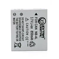 Акумулятор для фотоапарата Extradigital Canon NB-4L White 850mAh